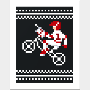 BMX videogame pixel art Posters and Art